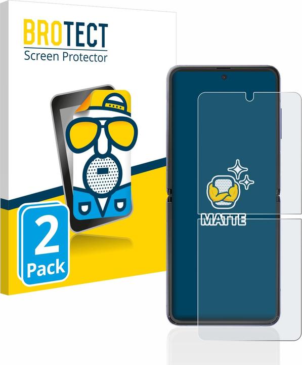 Produktbild BROTECT Entspiegelungs-Schutzfolie Displayschutz Matt (2 Stück, Samsung Galaxy Z Flip)