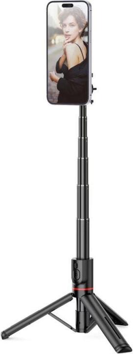 Actual product image Tech-Protect Selfie stick L06S Bluetooth magnetic with MagSafe, remote control, tripod up to 82cm an