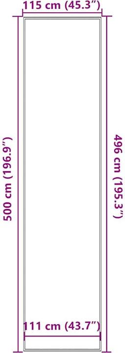 Actual product image vidaXL Marka (500 x 115 cm)