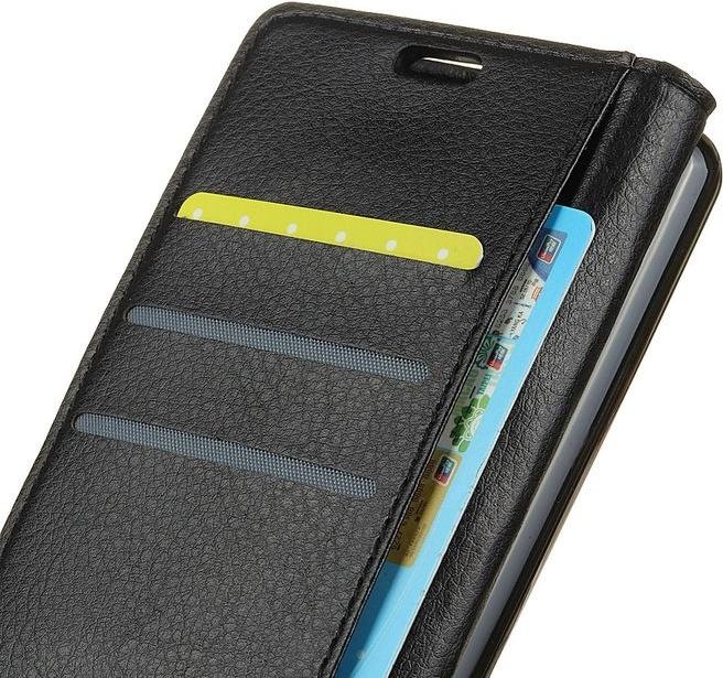 Produktbild MU Classic Litchi Leder Bookcover Series (Motorola Moto Z3 Play)