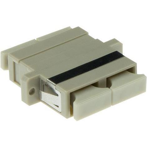 ACT Fiber optic adapter SC duplex multimode OM2. Connectors: SC/SC Sc/sc duplex adapter om2 grey (CAT6), Netzwerkkabel