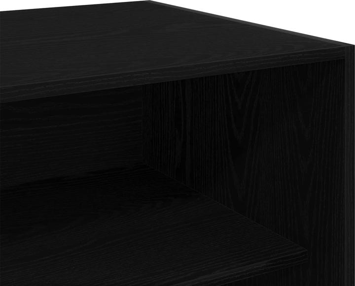 Produktbild vidaXL Schwarzer Eichenkleiderschrank - 100x50x200 cm (100 x 50 x 200 cm)