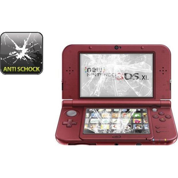 Protectorking 2x Panzerfolie Anti-Shock matt entspiegelt (3DS XL), Weiteres Gaming Zubehör