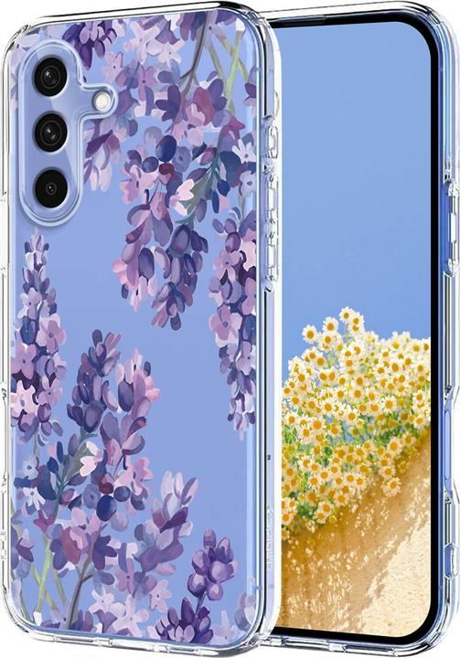 Produktbild Cover-Discount Galaxy A37 - Silikon Gummi Hülle Blumen (Samsung Galaxy A37)
