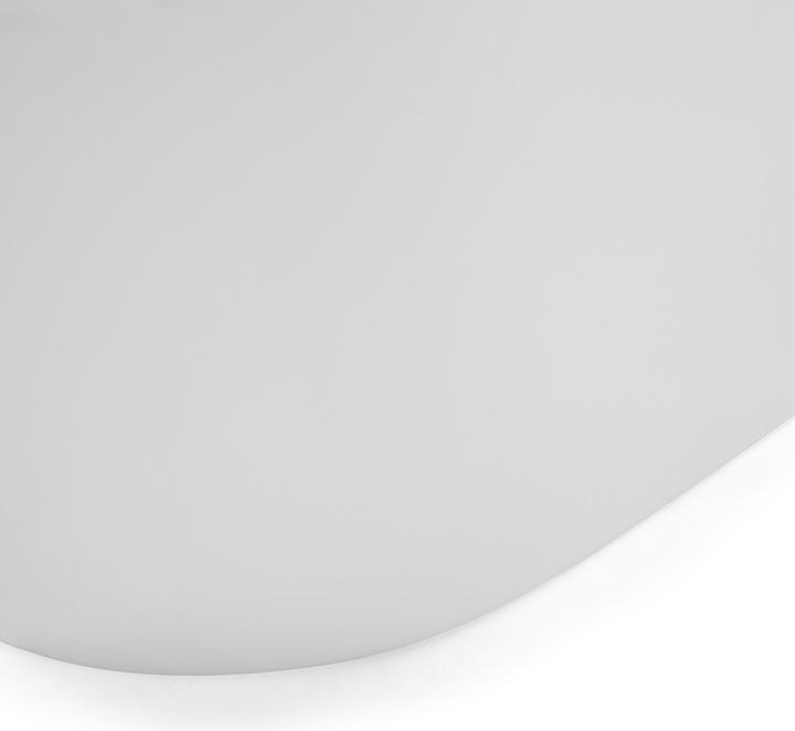 Actual product image Beliani Bath tub free-standing oval white 160 x 75 cm NEVIS (203 l, 160 cm, 75 cm)