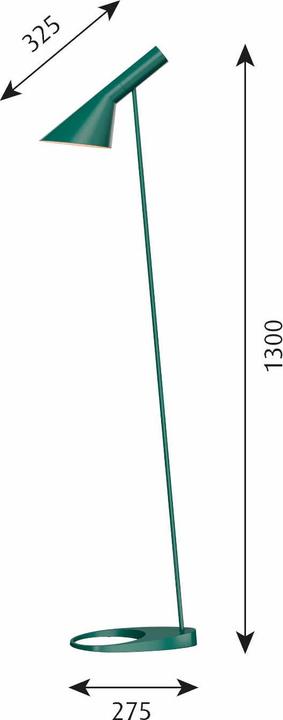 Actual product image Louis Poulsen Aj Floor Lamp (558 lm, E27)