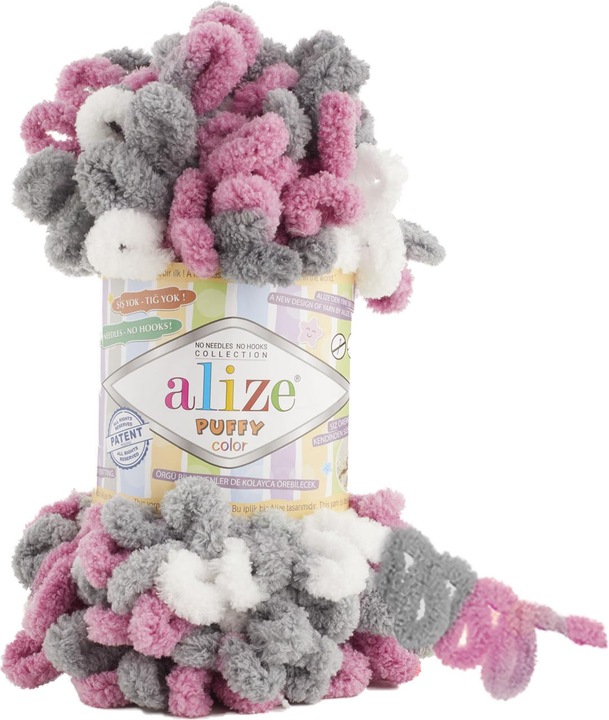 Image du produit Alize Yarns Alize Puffy Color Fil à boucler (9 m)