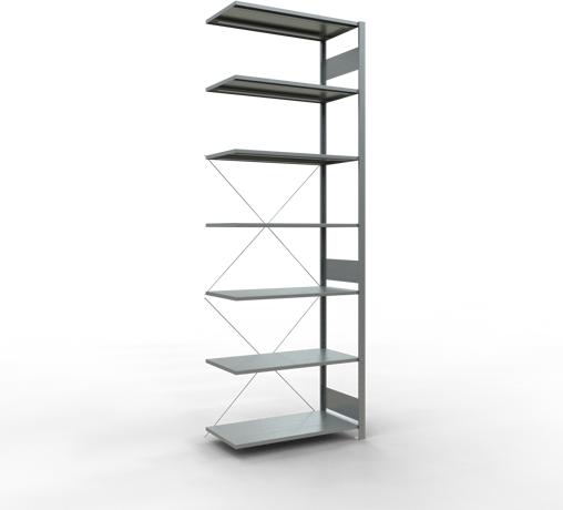Actual product image Schulte Lagertechnik MULTIplus85 boltless bay system with cross brace