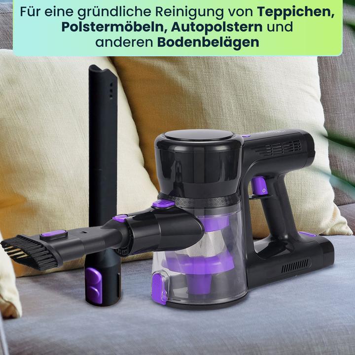 Actual product image Casativo 3in1 Zyklon-Hand- & Bodensauger mit Wischaufsatz, 23 kPa, HEPA-Filter