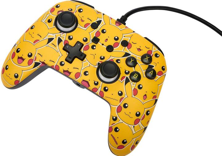 Image du produit PowerA manette filaire améliorée pour Nintendo Switch - sensations Pikachu (Switch)