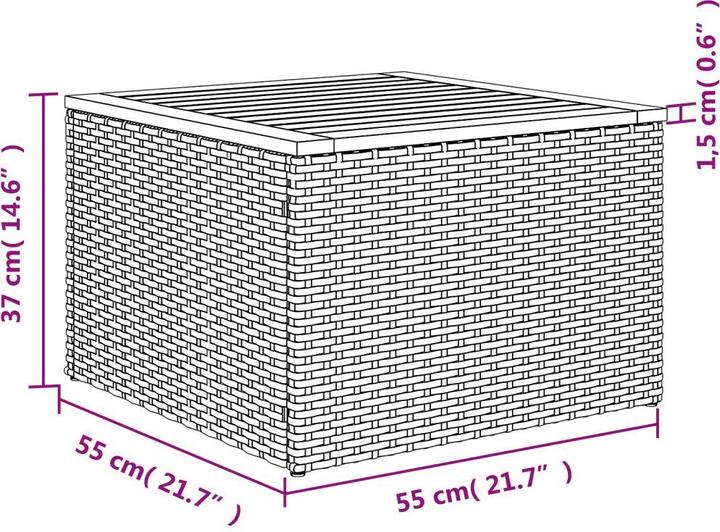 Actual product image vidaXL Garden furniture Sofa set Garden set 7-piece garden set Beige