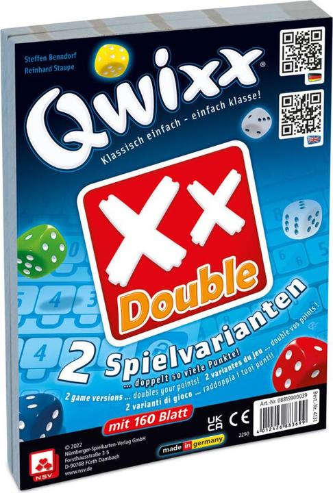 Cartamundi Erweiterung Qwixx Double Zusatzblock (Deutsch)