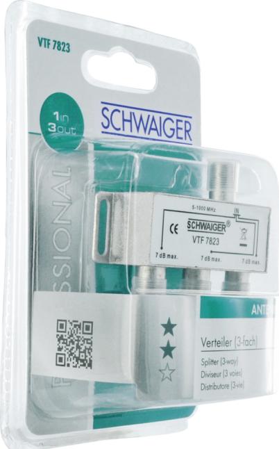 Image du produit Schwaiger Distributeur triple (Répartiteur)