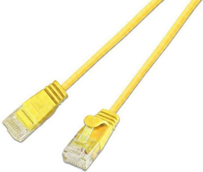 Produktbild Wirewin Slim Patchkabel: UTP, 7.5m, gelb (U/UTP, CAT6, 7.50 m)