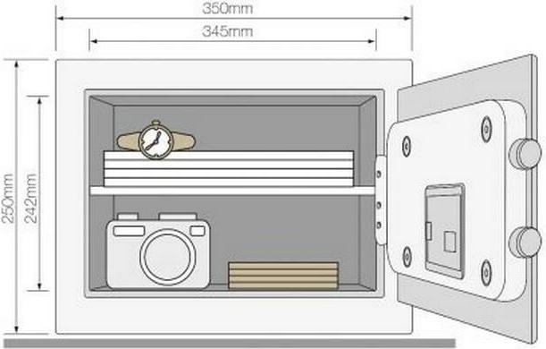 Productafbeelding Yale Sejf o wysokim poziomie bezpieczestwa (20.50 l)