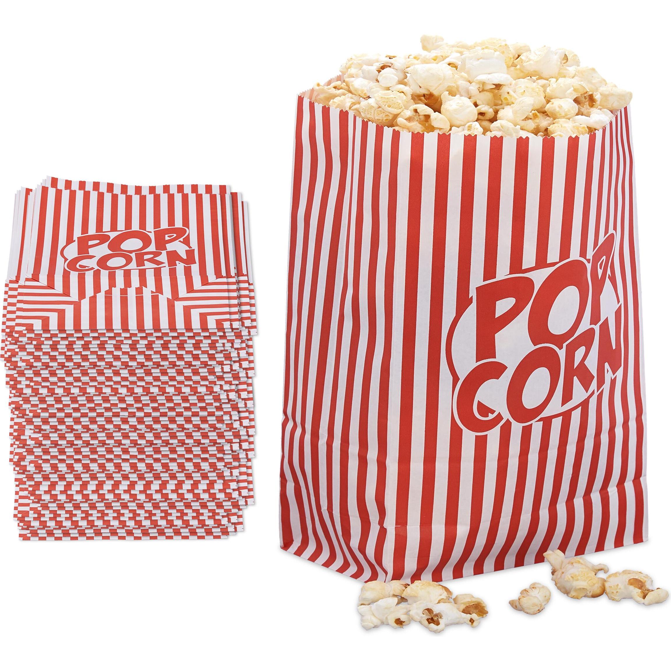 Relaxdays, Einweggeschirr, Popcorntüten (48 x)