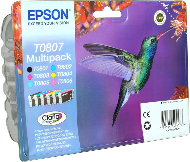 Immagine prodotto Epson T0807 Claria Photographic (M, FC, C, Y, LC, ML)