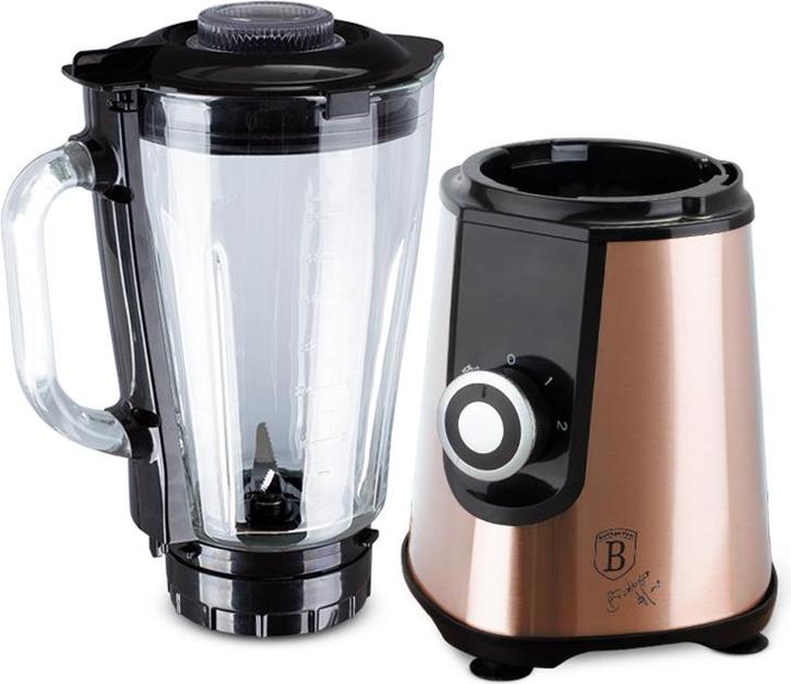 Productafbeelding BerlingerHaus BH9448 Tafelmixer met glazen pot van 1,75 L, 1000 W Metallic lijn (1000 W)