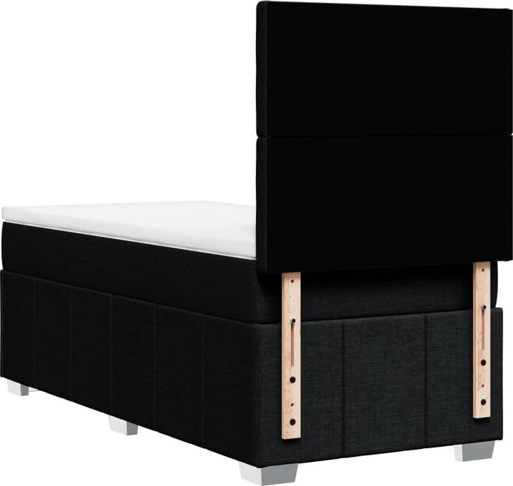 Produktbild vidaXL Bo x springbett mit Matratze 100 x 200 cm Stoff (100 x 200 cm)