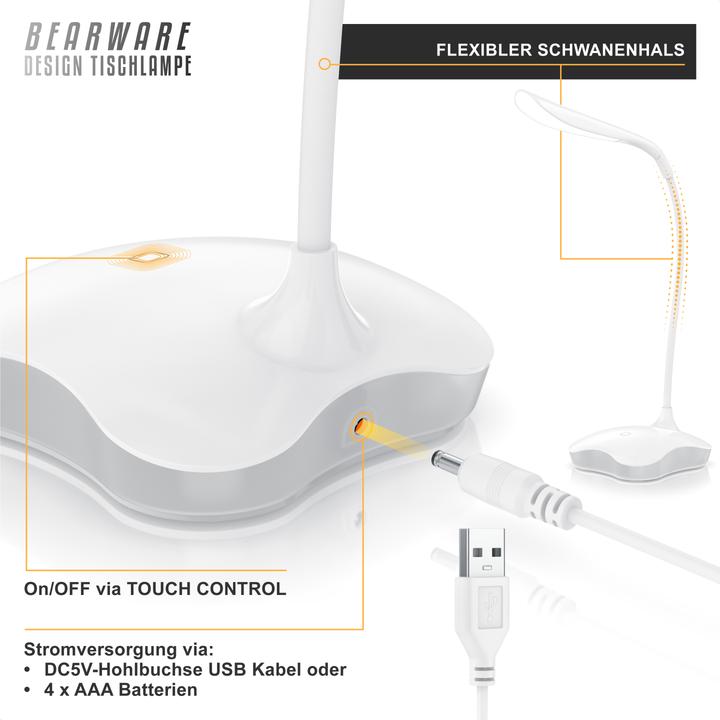 Actual product image Bearware LED reading lamp