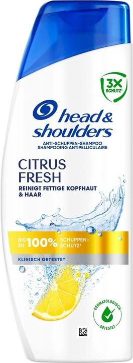 Actual product image Head & Shoulders Anti-Schuppen Shampoo Citrus Fresh Shampoo 250 ml (Liquid shampoo, 250 ml)