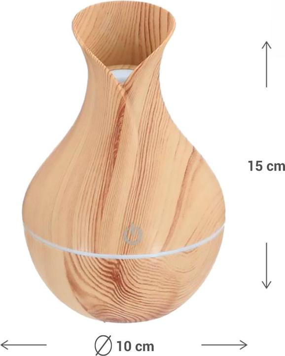 Actual product image Cepewa Aroma-Diffusor mit Farbwechsel Stimmungslicht (130 ml)