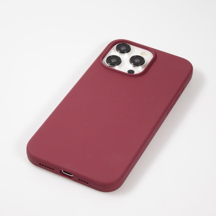 Produktbild PhoneLook Hülle Soft Touch Bordeaux (Apple iPhone 15 Pro)