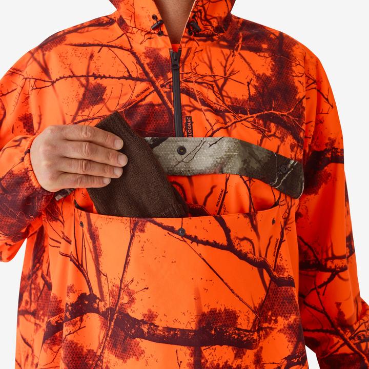 Actual product image Solognac Men's waterproof polyester rain jacket (3XL, 4XL)