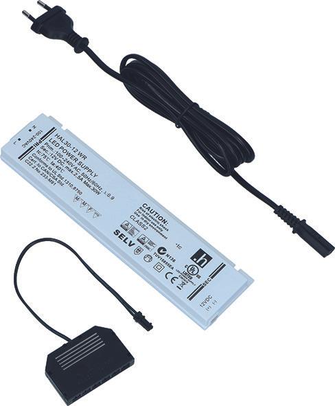 Actual product image Halemeier Wide voltage device with Euro flat plug 12 V