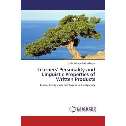 Learners' Personality and Linguistic Properties of Written Products, Fachbücher