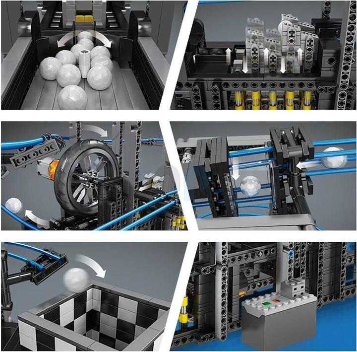 Actual product image Mould King Roller coaster (marble run)