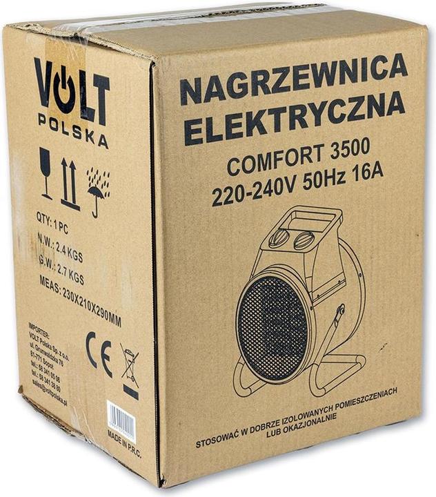 Produktbild No Name Elektrische Heizung COMFORT 3 5kW (3500 W)