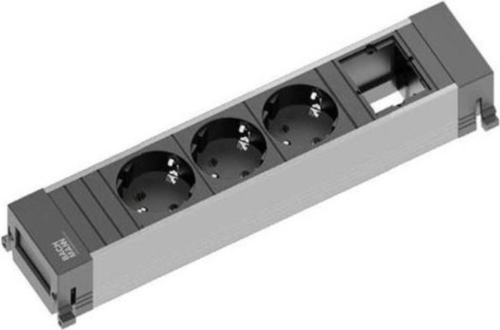 Aluminium, Black, Grey, Schwarz/Grau
