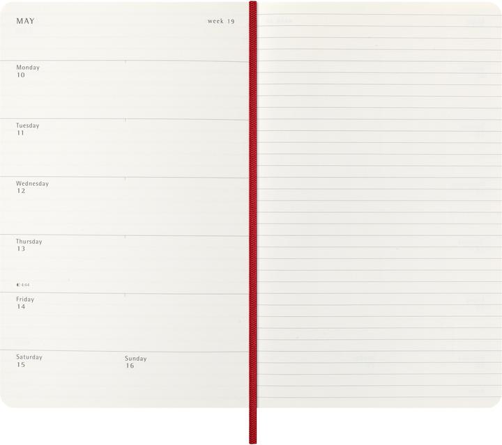 Produktbild Moleskine 12 Monate Wochen NotizKalende (A5, 1 Woche / 1 Seite)