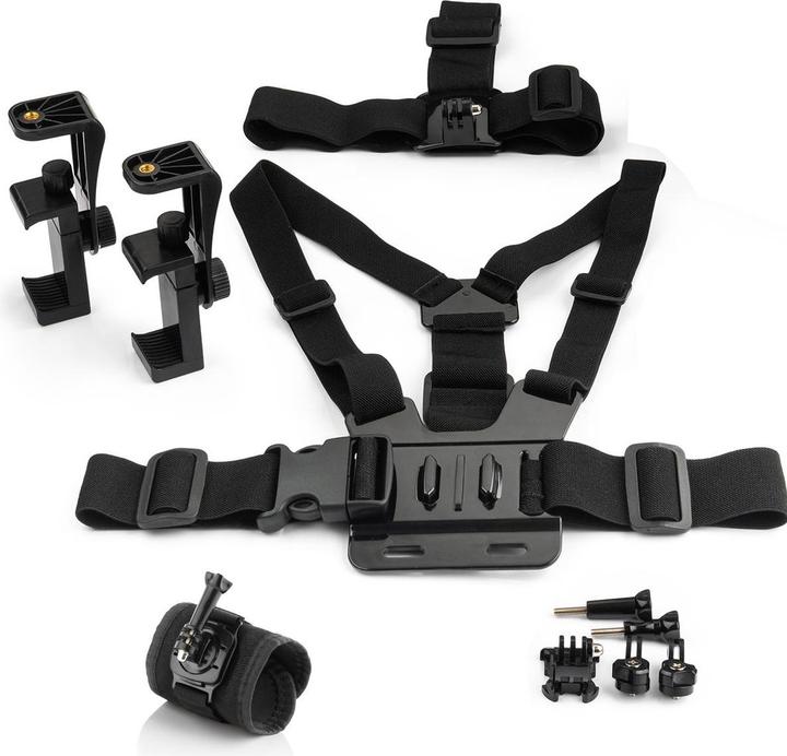 Image du produit Mojogear A03 Head+Chest+Wrist Strap Kit GoPro / Smartphone