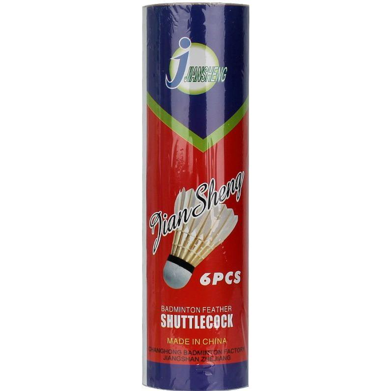 Techman Badminton-Federbälle 6 Stück BS203 (36362382)