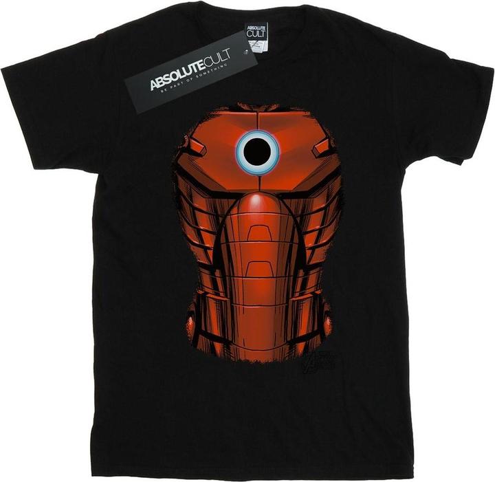 Actual product image Mens Iron Man Chest Burst T-Shirt (M)