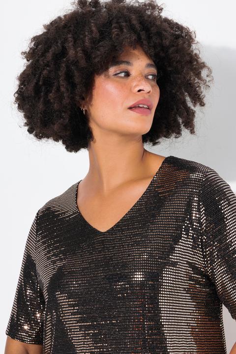 Actual product image Angel of Style A-line t-shirt with sequin look (48)