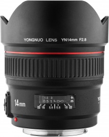 Actual product image Yongnuo 14mm f/2.8 C Canon EF (Canon EF, Micro Four Thirds, APS-C / DX)