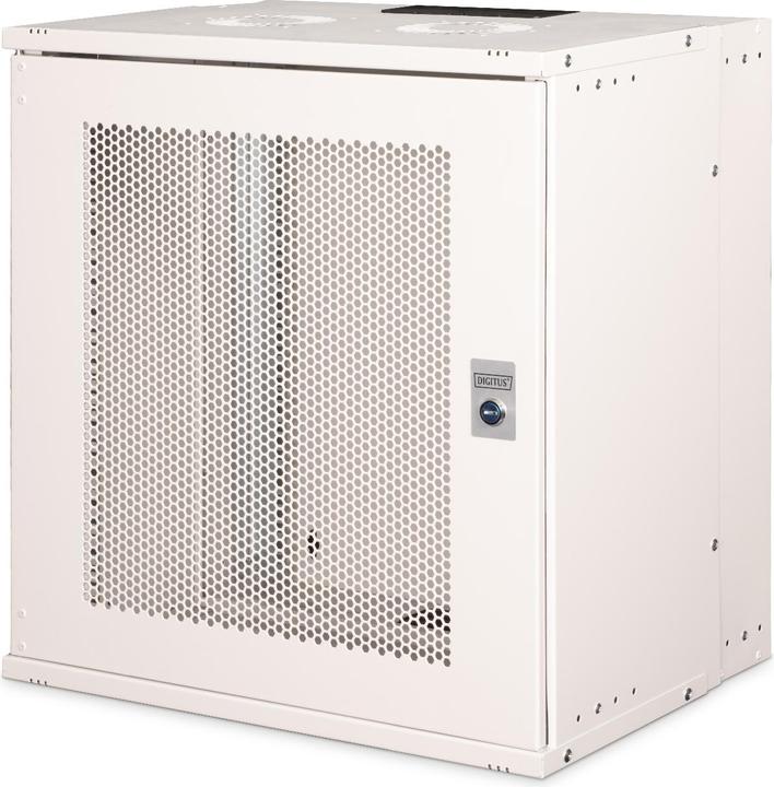 Produktbild Digitus 19" 12HE Wandgehäuse, SOHO PRO perforierte Tür, 595 x 540 x 400 mm, grau (10.86 HE, 19 Zoll Rack)