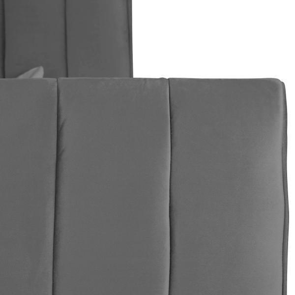 Produktbild Homestyle4u Polsterbett Doppelbett Stoffbett Bettgestell (140 x 200 cm)