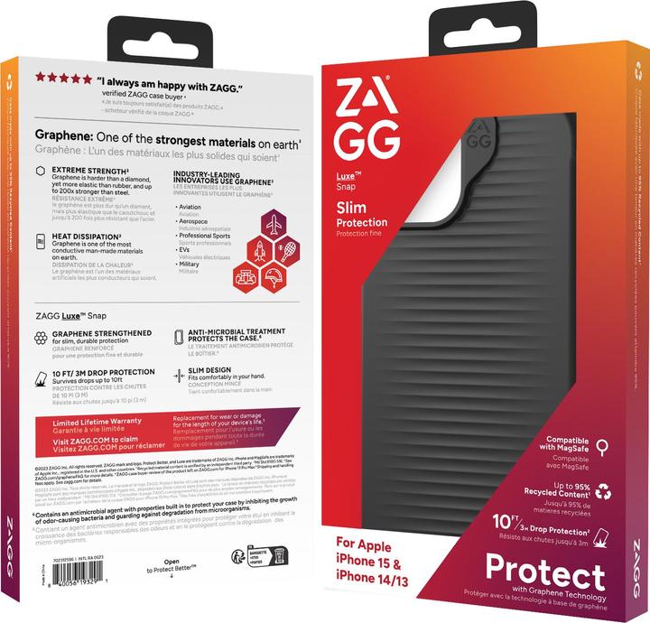 Produktbild Zagg Cases Luxe Snap PCR (Apple iPhone 15)