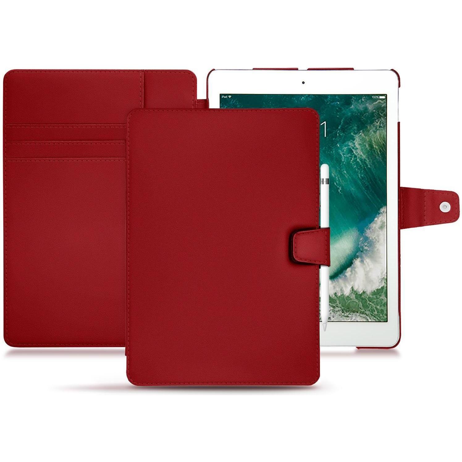 Noreve Lederschutzhülle Wallet (iPad Pro 10.5), Tablet Hülle, Rot