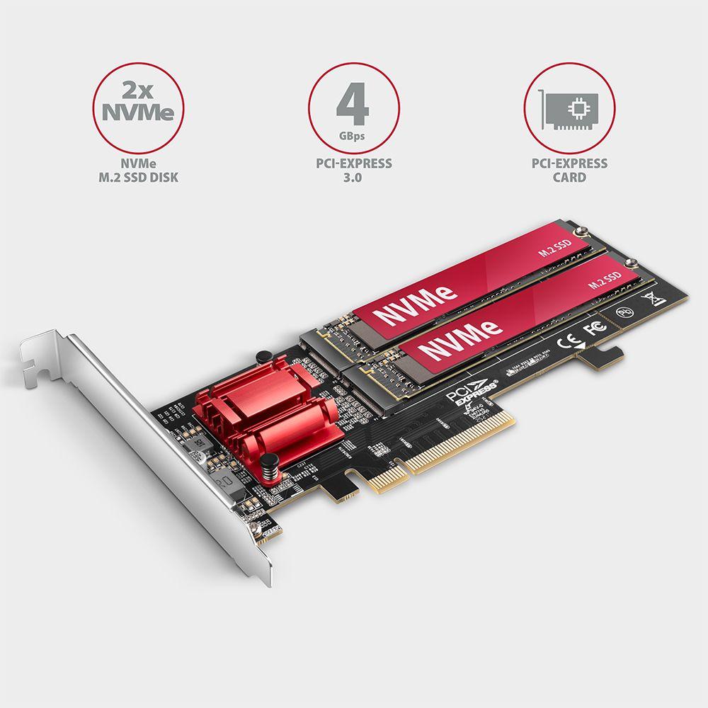 Thumbnail - Axagon PCEM2-ND, SSD + Festplatte Zubehör