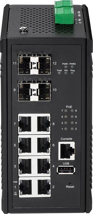 Immagine prodotto Edimax Pro Edimax Port Gigabit PoE WebManageable Switch industriale slot SFP (8 porte)