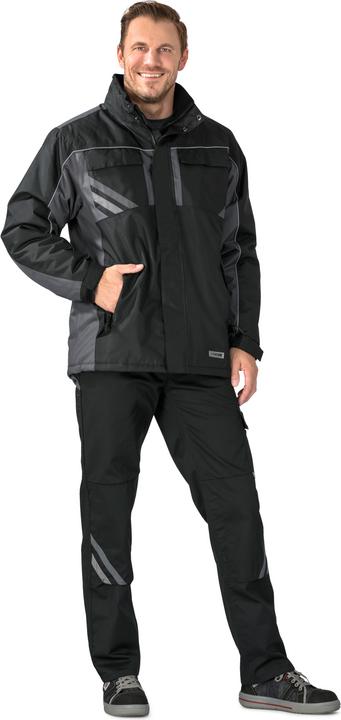 Produktbild Planam Highline Winterjacke Arbeitsjacke schwarz schiefer zink Grösse S (S)