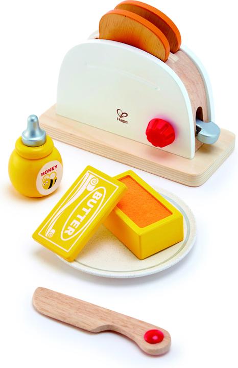 Actual product image Hape Pop-up toaster set