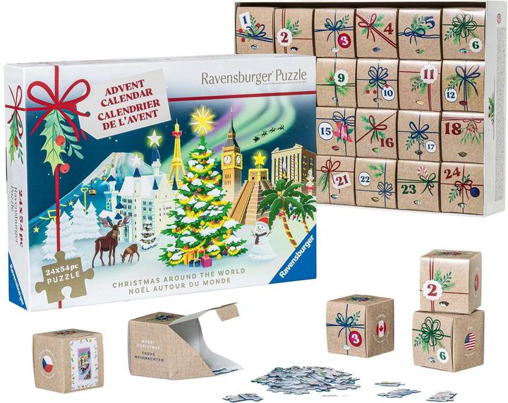 Immagine prodotto Ravensburger Kinderpuzzle 54 Teile - Puzzle Advent Calendar