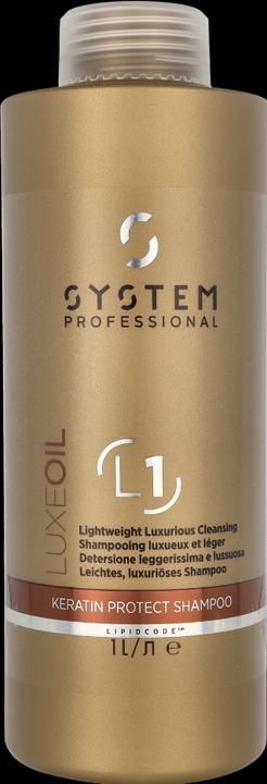Wella System P. - Lipid Code - Luxe Oil Shampoo L1 (1000 ml, Flüssiges Shampoo)