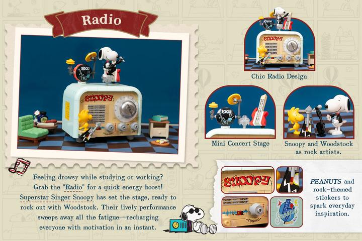 Image du produit Pantasy Peanuts - Snoopy Retro Time Radio